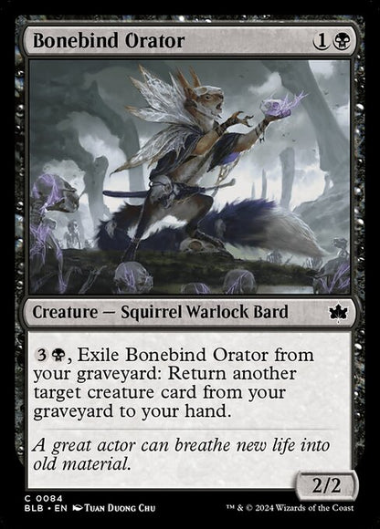 Bonebind Orator // Bloomburrow // BLB 84