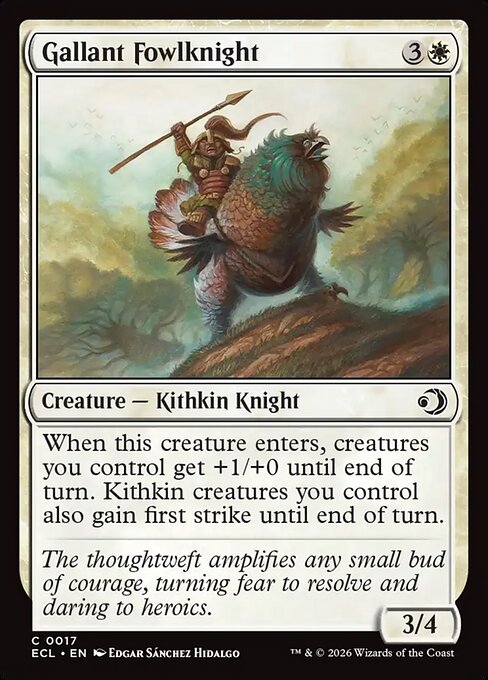 Gallant Fowlknight // Lorwyn Eclipsed // ECL 17