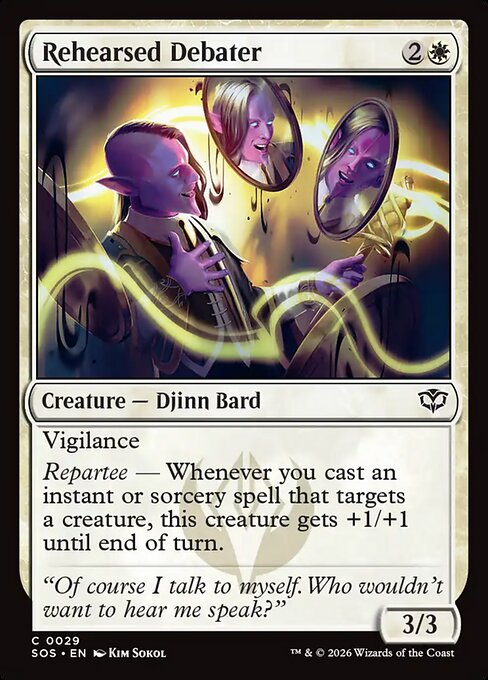 Rehearsed Debater // Secrets of Strixhaven // SOS 29