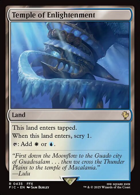 Temple of Enlightenment // Final Fantasy Commander // FIC 435