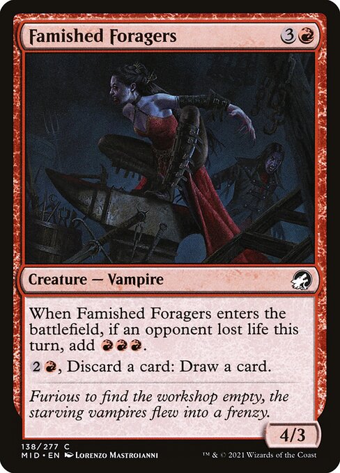 Famished Foragers // Innistrad: Midnight Hunt // MID 138