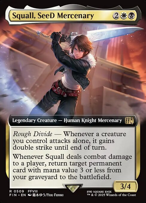 Squall, SeeD Mercenary // Final Fantasy // FIN 509