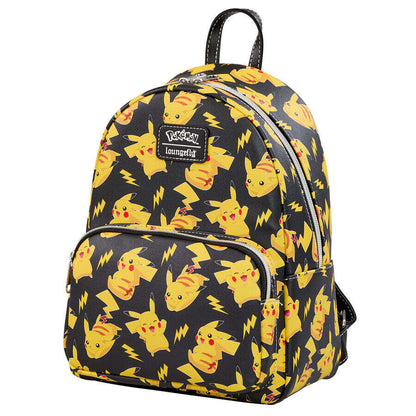 Loungefly Pokemon Pikachu All Over Print Mini Backpack Bag BNWT