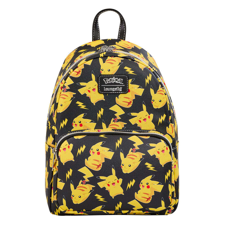 Loungefly Pokemon Pikachu All Over Print Mini Backpack Bag BNWT